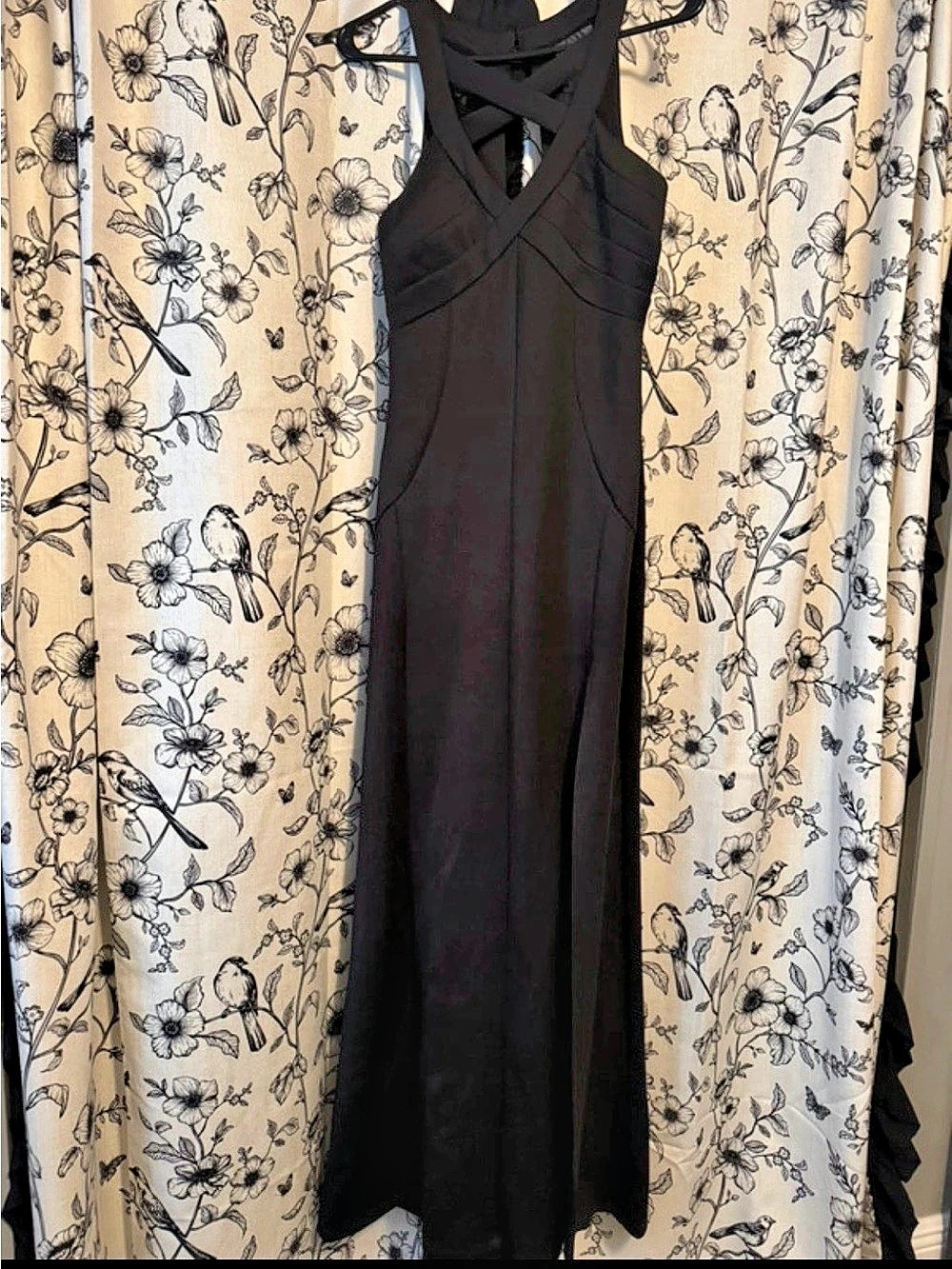 Emerald Sundae Black Maxi Dress Size Medium Like New